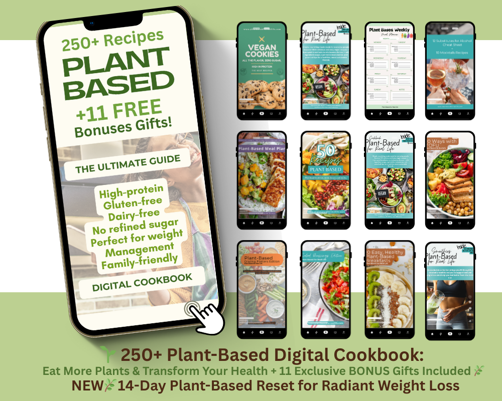 250+ Plant-Based Digital Cookbook 🌱 + 11 BONUSES Gifts Included 🌿
